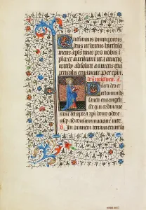 Matthew The Apostle Prints: Saint Matthew with a Book; Book of Hours