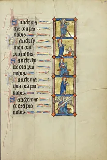 Matthew The Apostle Prints: Saint Matthew with a Book and a Lance: Saint Simon Speaking to a Man Seated