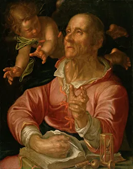 Inspiration Prints: Saint Matthew, c1616. Creator: Joachim Anthonisz Wtewael