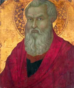 Ugolino Da Siena Prints: Saint Matthew, ca. 1330-1335. Creator: Ugolino da Siena