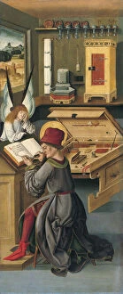 Saint Matthew the Evangelist, 1478. Artist: Malesskircher, Gabriel (ca. 1425-1495)