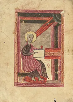 Tax Inspector Prints: Saint Matthew; Gospel Book, 1583. Creator: Ghoukas