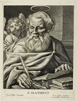 Matthew The Apostle Prints: Saint Matthew, n.d. Creator: Cornelis de Visscher