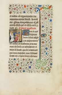 Scrutoire Prints: Saint Matthew Seated; Book of Hours