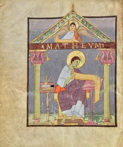 Irmengard Of Nellenburg Prints: Saint Matthew, shortly after 1053. Creator: Unknown