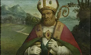 Biblerenaissancepainting Prints: Saint Maurelius, 1520-1530. Creator: Garofalo, Benvenuto Tisi da (1481-1559)