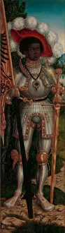 Oil On Linden Gallery: Saint Maurice, ca. 1520-25. Creator: Lucas Cranach the Elder