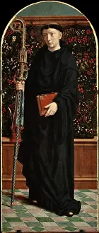 Gerard Ca Prints: Saint Maurus, 1506-1510. Creator: David, Gerard (ca. 1460-1523)