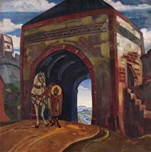 Roerich Gallery: Saint Mercurius of Smolensk, 1919