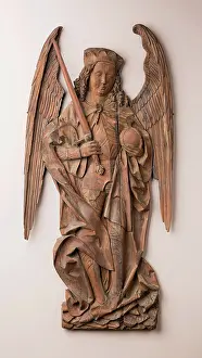 Sceptre Prints: Saint Michael, between 1480 and 1500. Creator: Nuremberg School