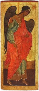 Final Judgment Prints: Saint Michael the Archangel, 16th century. Creator: Russian icon