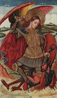 Victory Over The Devil Prints: Saint Michael the Archangel, c1486