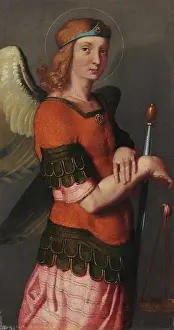 Moroni Prints: Saint Michael the Archangel, c1550-1560. Creator: Moroni, Giovan Battista (1520/25-1578)