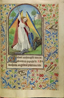 Good Versus Evil Prints: Saint Michael Battling the Devil; Book of Hours