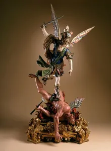 The Devil Prints: Saint Michael Casting Satan into Hell, 1705. Creators: Lorenzo Vaccaro, Francesco Picano