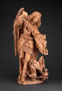 Victor Collection: Saint Michael and the Devil, 1475 / 1500. Creator: Unknown