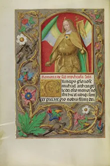 Guardian Prints: Saint Michael; Spinola Hours, about 1510-1520