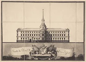 Saint Michaels Castle in Saint Petersburg, 1797. Artist: Brenna, Vincenzo (1745-1820)