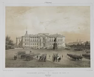 Saint Michaels Castle in Saint Petersburg, 1840s