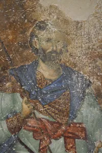 Roman Soldier Gallery: Saint Nicetas the Goth, c. 1260-1270. Artist: Anonymous