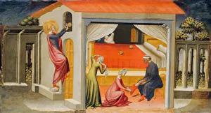 Lorenzo Prints: Saint Nicholas Providing Dowries, 1433-35. Creator: Bicci di Lorenzo