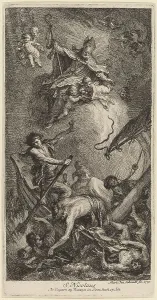 Martin Johann Schmidt Prints: Saint Nicholas Rescuing Sailors, 1771. Creator: Martin Johann Schmidt