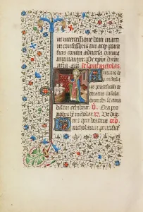 Rescuing Prints: Saint Nicholas Rescuing Three Youths from a Tub; Book of Hours
