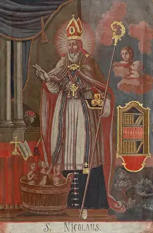Mitre Prints: Saint Nicolaus, 1785. Creator: Unknown