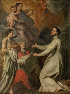 Habit Prints: Saint Norbert Receives the Garment of his Order. Creator: Gerard Seghers