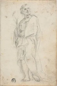 Maratti Carlo Prints: Saint with the Palm of Martyrdom, n.d. Creator: School of Carlo Maratti Italian, 1625-1713