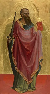 Saul Prints: Saint Paul, 1395-1405. Creator: Anon
