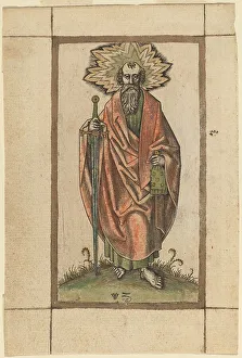 Paul The Apostle Prints: Saint Paul, early 16th century. Creator: Master WZ