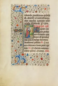 Saul Prints: Saint Paul with an Open Book; Book of Hours