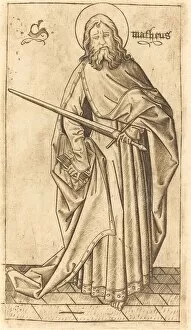 Saint Paul (?) or Saint Matthew (?), c. 1470/1480. Creator: Israhel van Meckenem