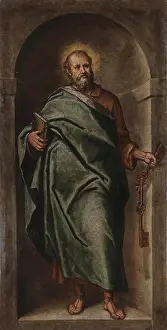 Simon Peter Prints: Saint Peter, 1615-1620. Creator: Ghirardoni, Giovanni Andrea (1557-1628)