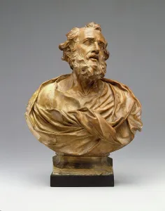 Bust Prints: Saint Peter, between 1646 and 1649. Creator: Alessandro Algardi