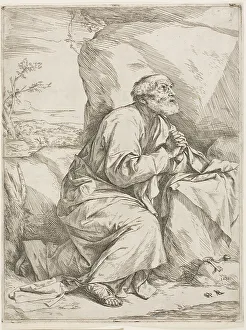 El Spagnoletto Prints: Saint Peter in the Desert, 1621. Creator: Jusepe de Ribera