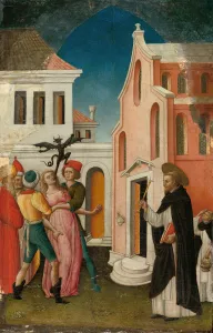 Aspergillum Prints: Saint Peter Martyr Exorcizing a Woman Possessed by a Devil, 1445 / 55