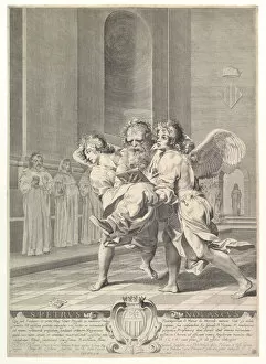 Mellan Claude Collection: Saint Peter Nolasque, 1627. Creator: Claude Mellan