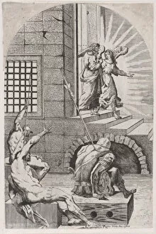 Dungeon Gallery: Saint Peter being released from prison by the angel, 1650-70