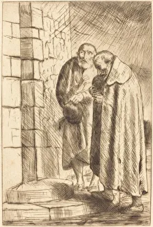 Simon Collection: Saint Peter and Saint Paul in the Door of M. Richard (St. Pierre et St. Paul... Richard