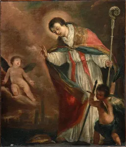 Unknown Artist Prints: Saint Petronius, 18th century. Creator: Unknown artist