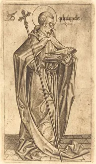 St Philip Prints: Saint Philip, c. 1470 / 1480. Creator: Israhel van Meckenem