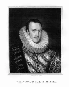 Arundel Gallery: Saint Philip Howard, 20th Earl of Arundel, English nobleman, (1826).Artist: T Wright