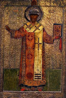 Saint Philip, Metropolitan of Moscow, 1653. Artist: Simon Fyodorovich Ushakov
