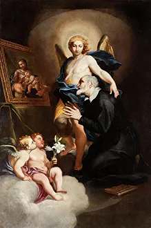 Carlo 1625 1713 Prints: Saint Philip Neri in prayer, 1670. Creator: Maratta, Carlo (1625-1713)