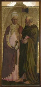 Saint Matthias Prints: Saint Pope Gregory and Saint Matthias