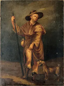 St Rocco Prints: Saint Roch, c17th century. Creator: Unknown
