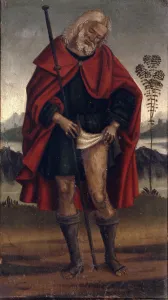 Accademia Carrara Gallery: Saint Roch, ca 1515-1520. Creator: Signorelli, Luca (ca 1441-1523)