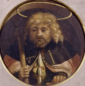 The Golden Legend Prints: Saint Roch (Polittico di Berbenno), 1510-1515. Creator: Previtali, Andrea (ca 1480-1528)